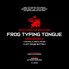 Frog Typing Tongue